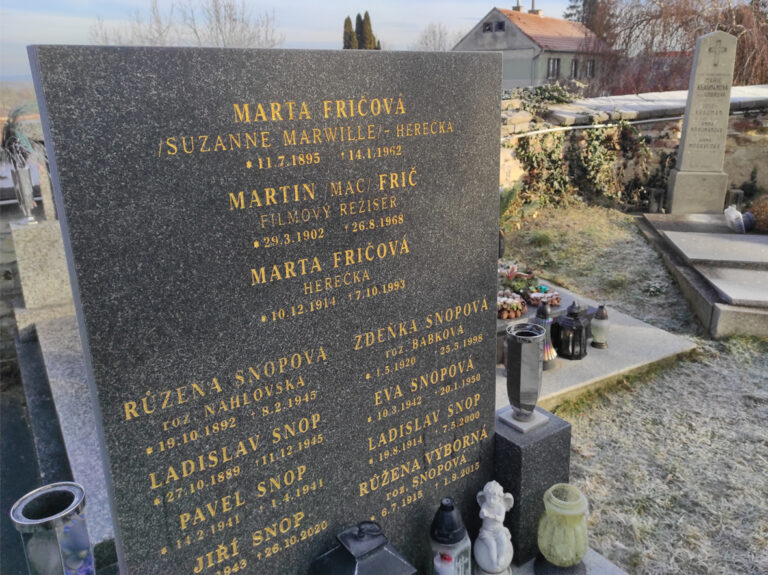 Hrob Martina Friče